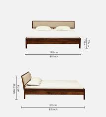 Flair Solid Wood Queen Size Bed With