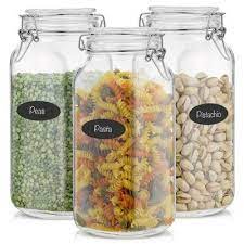 Joyjolt Airtight Glass Jars Storage