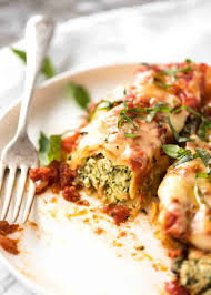 Remove saucepan from heat and cool. Spinach And Ricotta Cannelloni Recipetin Eats