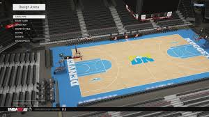 This is a mod for nba 2k12 video game. Nba 2k16 Arena Creation Denver Nuggets 2003 2007 Pepsi Center Ps4 Youtube