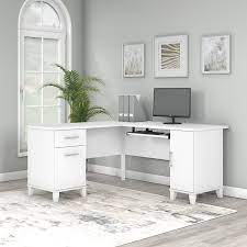 white l shaped desk ideas on foter