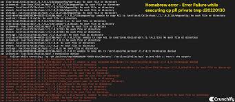 executing macos homebrew command