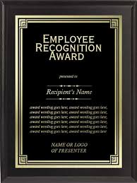 Upload your logo or type in your company name, add the recipient name, month, and year. Corporate Plaques Laser Engraved