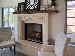 Tudor Cast Stone Fireplace Mantel