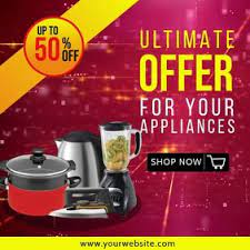 Find a variety of kitchen appliances for all of your cooking needs. 80 Appliance Sale Customizable Design Templates Postermywall
