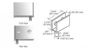 Glass Door Hinges For 6 To 8 Mm Glass