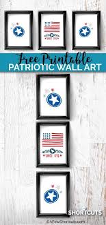 Free Printable Patriotic Wall Art A