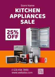 of household kitchen appliances