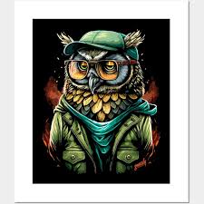 Graffiti Hipster Owl Graphic By Gnarly