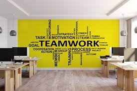Office Wall Decal Idea Teamwork