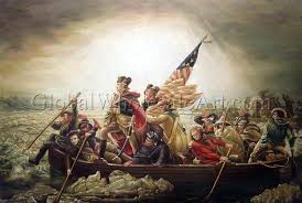 The next morning, in trenton, n.j., their surprise attack on the hessians. George Washington Crossing The Delaware River Painting At Paintingvalley Com Explore Collection Of George Washington Crossing The Delaware River Painting