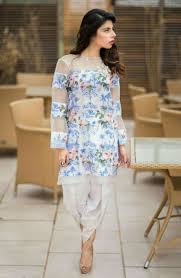 Beautiful Sleeves Pakistani Dress Design Kurti Designs