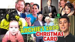 Meghan and harry shared this christmas card depicting them with son archie harrison at their california home. Pin On Harry And Meghan