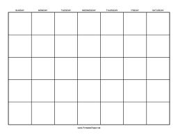This Printable Calendar Template Lets You Build Your Own