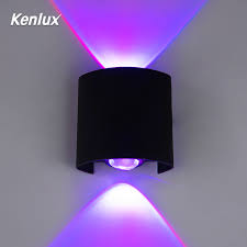 If you want a more subtle scene, such as for a low wall, go for smaller lights that throw illumination only a short distance, but if you want big and bold, go for brighter, bigger lights with much more clout. Colorful 6w Led Light Wall Sconce Wall Lamp Outdoor Wall Lights Up Down Rgb Waterproof Porch Garden Courtyard Patio Lamp Outdoor Wall Lamps Aliexpress