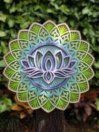 Colored Wood Lotus Multilayer