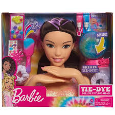 barbie tie dye deluxe styling head