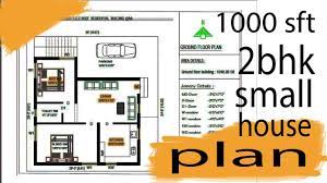 1000 sq ft house plans with 2 bedroom