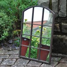 Metal Garden Mirror