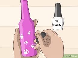 Decorate Glass Bottles With Paint