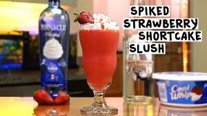 spiked strawberry shortcake slush