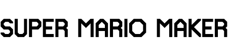 Click here to download this font. Super Mario Maker Font Download Famous Fonts