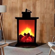 Fireplace Decor Battery Operated