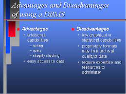 advanes and disadvanes of using a