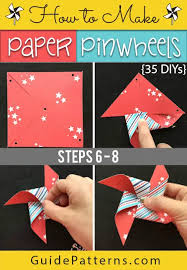 how to make paper pinwheels 35 diys