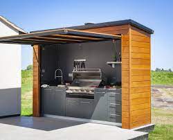 Your roofing type and size will also depend on the number and kind of equipment you want to have in your outdoor kitchen. Pin On Gardurinn