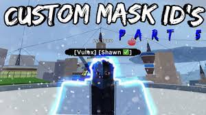 Obito mask shindo life code can offer you many choices to save money thanks to 10 active results. Code Shindo Shinobi Life 2 Custom Mask Id S Pt5 Youtube