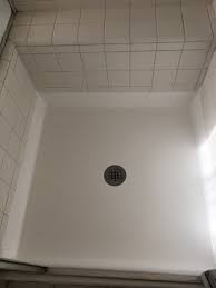 shower pan or tile floor repair the