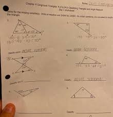 1 unit 5 congruent triangles geometry homework unit 5 congruent triangles. Solved Name Java Eddingtos Chapter 4 Congruent Triangles Chegg Com
