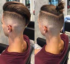 Актуальные фото новинки модных мужских стрижек 2021 на средние волосы. Muzhskaya Strizhka Top Knot Top Knot Barbershop Mr Kg