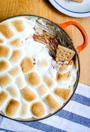 smores dip recipe made in the oven