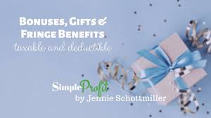 gifts fringe benefits taxable