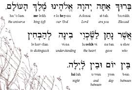 Hebrew Blessing For Giving Wisdom Learn Hebrew Hebrew