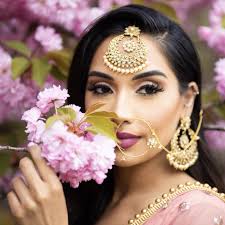 indian bridal makeup in valley stream