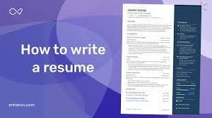 how to write a great resume for a job