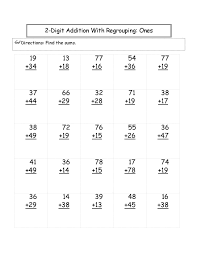 Two digit addition with no regrouping worksheet. Remarkable 2 Grade Math Worksheets Pdf Photo Inspirations Samsfriedchickenanddonuts