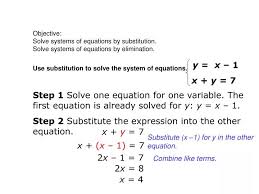 Ppt Objective Solve Systems Of
