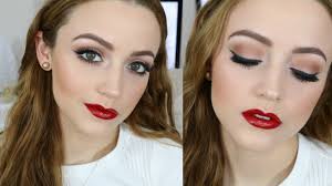 11 easy christmas makeup tutorials to