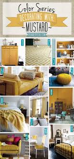 color series decorating with mustard