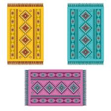 premium vector traditional rug and