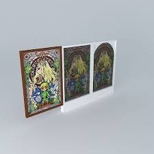 Zelda Wind Waker Matching Stain Glass