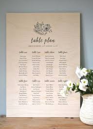 A2 Plywood Table Plan Seating Chart By Thewillowcabin On