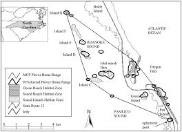 Map Of Study Area For Piping Plover Winter Ecology Research