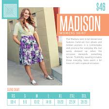 Lularoe Madison Skirt Size Chart Bedowntowndaytona Com