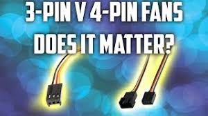 difference between 3 pin and 4 pin fans