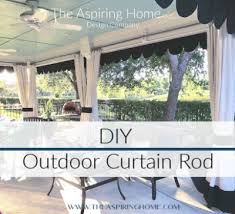 Make This Diy Outdoor Curtain Rod The